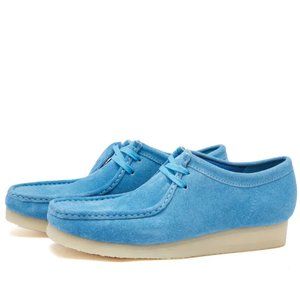 clarks wallabee bright blue